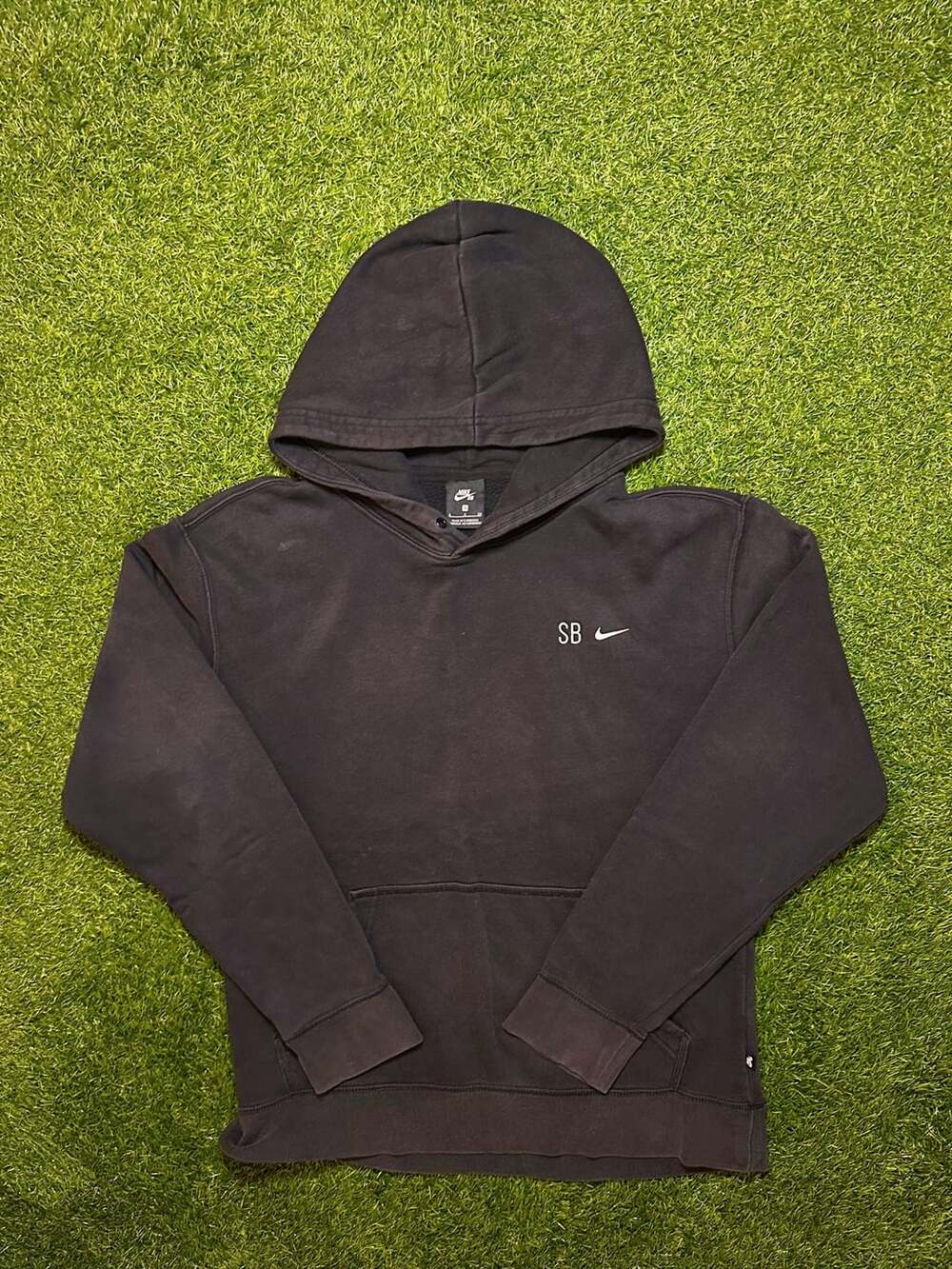 Nike SB Sunburst Fleece Pullover Skate Hoodie Size Small Black